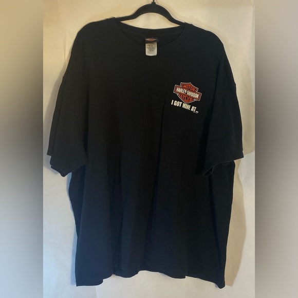 Harley Davidson Men’s Savannah GA Tee T-shirt Size 3XL - Has some minor cracking - Picture 2 of 8
